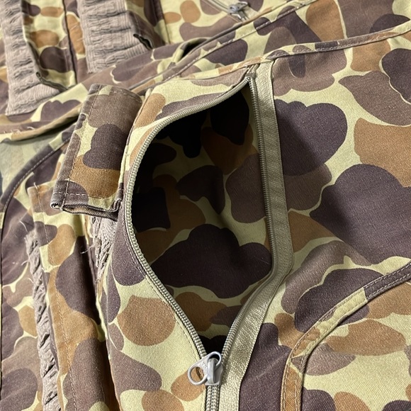 Vintage GAMEHIDE Camo Hunting Vest Front Loader Bird Pheasant Shell Holders XL - Picture 9 of 14